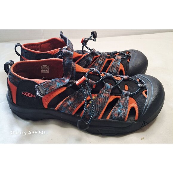KEEN Mens Washable Closed Toe Sandals Size 7 Orange & Multicolor Pattern Adjusta - Picture 3 of 8